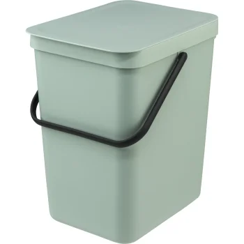 Brabantia Sort & Go Waste Bin 25 L, Jade Green