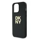 DKNY iPhone 14 Pro Max Case Wrist Strap Stock Logo, Black