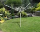 Multigarden 4JM-60MAC Outdoor Rotary Washing Line, 60m, with Ground Spike & Cover
