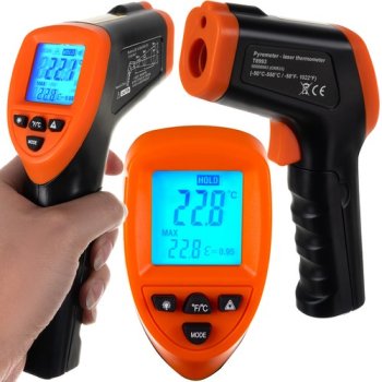 Infrared Contactless Digital Pyrometer Laser Thermometer