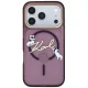 Karl Lagerfeld Script Logo MagSafe Case for iPhone 18 Pro Max / 17 Pro Max, Burgundy