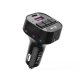 Bluetooth FM Transmitter Car Charger XO BCC17 30W with Cable, black