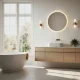 ModernHome Round LED Bathroom Mirror 60 cm