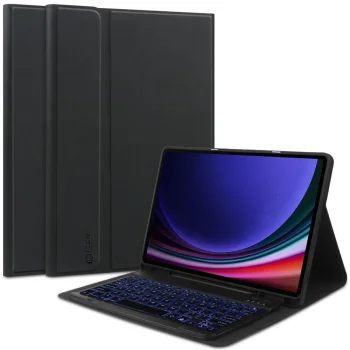 Tech-Protect SC Pen Keyboard Case for Galaxy Tab S9 FE+ 12.4" Black