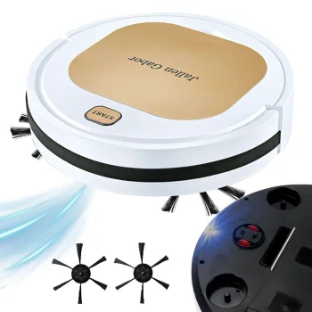 Cordless Robot Vacuum Cleaner with Mopping Function, 28 x 7 cm, USB