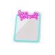 Forever Light MIRROR LED LOVE YOURSELF Neon Mirror, Blue/Pink