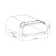 Maclean MC-466 Wall Mount Bike Rack, up to 25kg, White