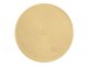 Round Woven Placemat, Cream, 38 cm