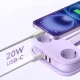 Orico AP3 20W GaN 5in1 Power Strip 2x AC + 2x USB-A + 1x USB-C - Purple