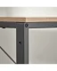Leobert Computer Desk with Shelves, Adjustable Feet, Sonoma Oak