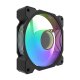 Darkflash DR08 3-in-1 120mm PWM A-RGB Cooling Fan Set Black
