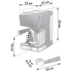 Berdsen BD-773 20 Bar Espresso Machine with Milk Frother, Black