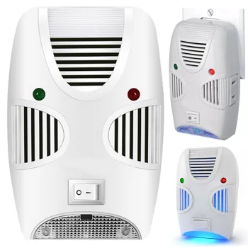 Ultrasonic Repeller for Mice, Rats, Rodents and Insects Riddex, White