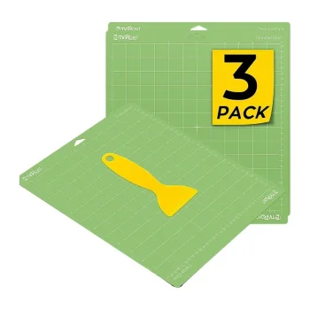HTVRONT Cutting Mat, 34.8 x 37 cm, 3-Pack, Green