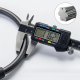 Rockbros 32120007001 Bicycle Code Lock with Steel Cable, Black
