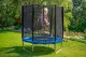 FUNFIT Garden Trampoline with Safety Net and Ladder, 183 cm