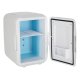 Portable Car Mini Fridge 4L Cooler and Warmer for Food and Cosmetics, White