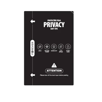 Forever Anticrash Privacy Film Set for Cutting Machines, 20 pcs
