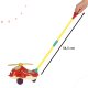 Push-along airplane-helicopter for babies with sound