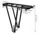 Bicycle Rear Aluminum Trunk Bike Rack, Black