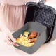 Silicone Air Fryer Baking Mold, 20.5 x 20.5 cm, Grey