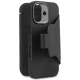 Decoded Textured Silicone Detachable Wallet Case for iPhone 17, Black