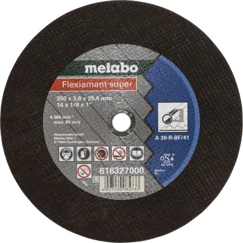 Metabo Flexiamant Super Steel Cutting Disc 350x3.0x25.4 mm