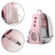 Pet carrier backpack for cat or dog, Petsi, pink