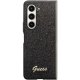 Guess Samsung Galaxy Z Fold 5 Case Glitter Script, Black
