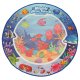 Water Doodle Mat for Toddlers with Pens & Stamps 80cm Round Sea World