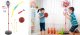 Kids Basketball Hoop Basket with Stand and Ball + Archery Game Set Darts, 2in1