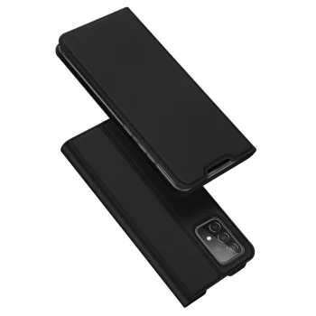 Dux Ducis Skin Pro Wallet Case for Samsung Galaxy A73 with Stand Function, Black