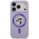 Karl Lagerfeld Silicone Karl&Choupette Ring MagSafe case for iPhone 18 Pro / 17 Pro, purple