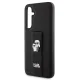 Karl Lagerfeld Samsung Galaxy S23 FE Case Gripstand Saffiano Karl&Choupette, Black