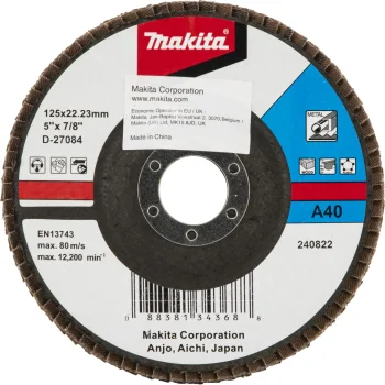 Makita Flap Disc 125 mm A40 (D-27084)
