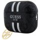 Guess AirPods Pro 2 maciņš 4G Printed Stripes Charm, melns