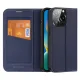Dux Ducis Skin X2 Magnetic Flip Case for iPhone 14 Pro, Blue