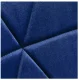 4Rico QS-186 Scandinavian Style Chair, Velvet, Navy Blue