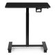 Adjustable Height Mobile Standing Desk 70x48 cm for Laptop ModernHome, black