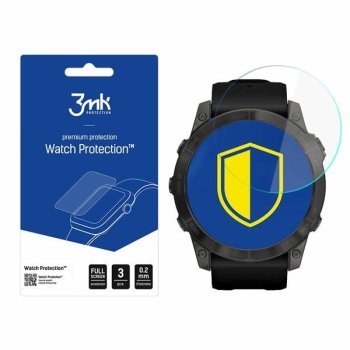 Garmin Fenix 7 3MK Hybrid Flexible Glass Tempered Watch Screen Protector, 3 pcs.