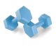 4Fizjo Dumbbells Weight for Fitness Aerobics Sports Training 2x2kg, Blue