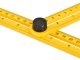 Multi-Angle Measuring Ruler and Shape Template Tool, Yellow