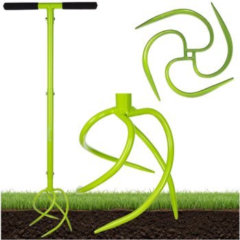 Gardlov 25319 Hand Cultivator Garden Tiller for Loosening Soil