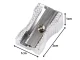 Compact Single Hole Metal Pencil Sharpener, Silver
