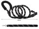 Heavy Duty Reflective Dog Leash with Padded Handle, 120 cm, Black