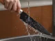 Kitchen Knife Set 5 Knives + Peeler, Black Blades