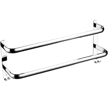 Wall-Mounted Towel Rack 57 cm, Silver