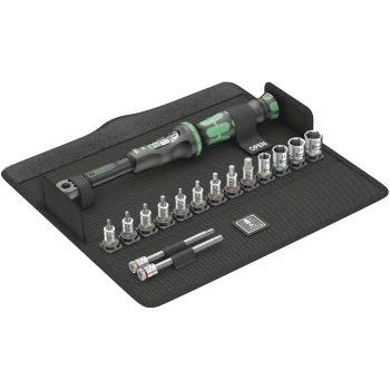 Wera Bicycle Set Torque 1 Bicycle Torque Wrench Set, 16 Pieces