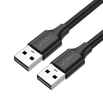 Ugreen USB-A į USB-A laidas USB 2.0 (US128), 1 m, juodas