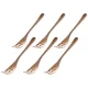 Sambonet Taste cake fork set, 6 pcs, copper